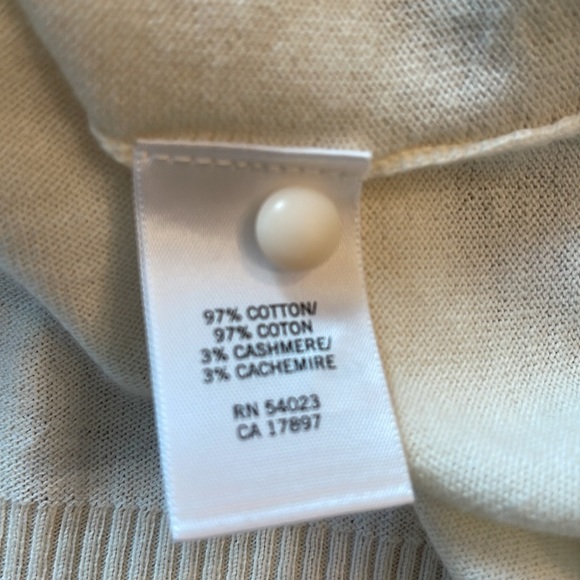 J CREW CASHMERE & COTTON BUTTON FRONT CARDIGAN - Picture 8 of 8
